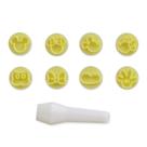 Kit 8 Carimbos para Doces Ratinhos Amarelo Bluestar