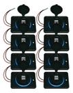 Kit 8 Carregador de Celular Automotivo 2 USB C/ Moldura Removível - RS-1123U BR