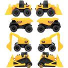 Kit 8 Carrinhos Construção Infantil com Escavadeira Caçamba Kit 8 Carrinhos Construção Infantil com Escavadeira Caçamba