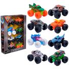 Kit 8 Carrinhos Monster Jam Truck Miniaturas Escala 1:72 Infantil Spin Master Kit 8 Carrinhos Monster Jam Truck Miniaturas Escala 1:72 Infantil Spin Master