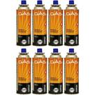 Kit 8 Cartuchos Refil De Gás Campgás Nautika Para Fogareiros