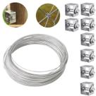 Kit 8 Catraca Esticadora Arame liso galvanizado fio 16 Cerca Funcional Prática