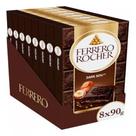 Kit 8 Chocolate Ferrero Rocher Tablete Dark 90g Cada