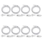 Kit 8 Chuveirinho Completo 1,75m Lorenzetti 7589211 Branco