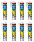 Kit 8 Cola Fixtudo Branco Quartzolit 400g Profissional