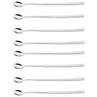 Kit 8 Colheres Bailarinas Para Drinks Sucos Coquetéis 30cm Aço Inox Longas Tramontina Kit 8 Colheres Bailarinas Para Drinks Sucos Coquetéis 30cm Aço Inox Longas Tramontina