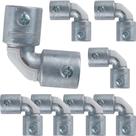Kit 8 Conector Curvo Box Sem Rosca Aluminio 3/4 Tramontina