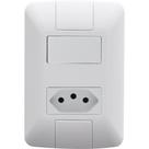 Kit 8 Conj 4x2 1 Interruptor Tomada 2P+T 10A 250V Tramontina