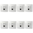 Kit 8 Conjunto Tomada Rede Rj45 Cat5e 8 Fios Pial Legrand