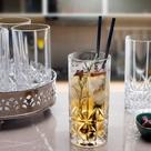 Kit 8 Copo Alto Long Drink Vidro Grosso Diamond Água 350ml Kit 8 Copo Alto Long Drink Vidro Grosso Diamond Água 350ml