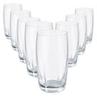 Kit 8 Copo de Vidro Long Drink Transparente Florida 370ml Kit 8 Copo de Vidro Long Drink Transparente Florida 370ml