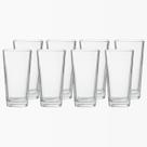 Kit 8 Copos Vidro 260ml Transparente Venice Drinks e Coquetéis Kit 8 Copos Vidro 260ml Transparente Venice Drinks e Coquetéis