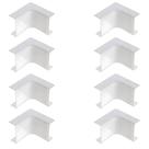 Kit 8 Cotovelo Interno 50x20 Mata junta Branco Pial 29903X Kit 8 Cotovelo Interno 50x20 Mata junta Branco Pial 29903X