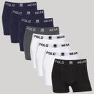 Kit 8 Cueca Boxer Masculino Polo Wear Confortável Sem Costura