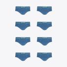 Kit 8 Cuecas Lupo Slip Fio Texturizado Sem Costura 00624-003