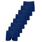 Kit 8 Cuecas Masculinas Boxer Microfibra Huxter Azul Marinho Kit 8 Cuecas Masculinas Boxer Microfibra Huxter Azul Marinho