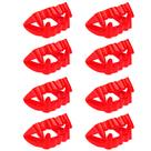 Kit 8 Dentes Vampiro Vermelho Festa Infantil Dia das Bruxas
