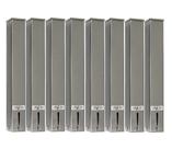 Kit 8 Dispensers Quadrado 50ml Inox