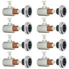 Kit 8 Dispositivo De Hidromassagem Para Piscina Alvenaria 50mm Aço Inox 316 Kit 8 Dispositivo De Hidromassagem Para Piscina Alvenaria 50mm Aço Inox 316