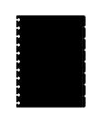 Kit 8 Divisorias 8 Abas Caderno de Discos Grande 11 Furos