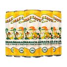 Kit 8 Drink Mascate Maracujá, Caju E Água De Coco Lata 362ml
