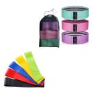 Kit 8 Elásticos Faixas De Resistência E Mini Band Exercícios