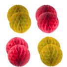 Kit 8 enfeite bola colmeia dobravel 30cm