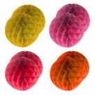 Kit 8 enfeite bola colmeia dobravel 30cm Kit 8 enfeite bola colmeia dobravel 30cm