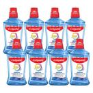 Kit 8 Enxaguante Bucal Colgate Total 12 Clean Mint 500ml Kit 8 Enxaguante Bucal Colgate Total 12 Clean Mint 500ml