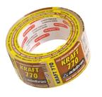KIT 8 FITA KRAFT PARA EMBALAGEM PAPEL 770 SLEEVE 48mm X 50 m ADELBRAS