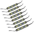Kit 8 Fita Led Para Placa Bau Fita 3 Leds Universal 12v