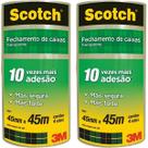 Kit 8 Fitas de Empacotamento 3M SCOTCH 5802 45MM X 45M
