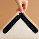 Kit 8 Fixador Adesivo Base Antiderrapante Para Tapete Carpete Piso Segurança Casa Criança Pet Não Escorrega 13x2,5cm