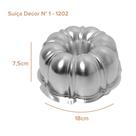 Kit 8 Formas Decorada 4 Modelos18cm Bolo Pudim Torta