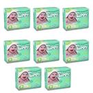 Kit 8 fraldas infantis pacote com 20 tiras lippy baby p - total 160 fraldas