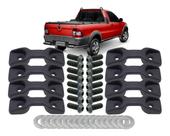 Kit 8 Gancho da Caçamba Fiat Strada Toro + Parafusos