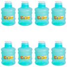 Kit 8 Garrafa de Agua Para Geladeira 1,3L Modelo Galão Com Tampa Clic Galaozinho Livre de BPA