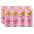 Kit 8 Gin Tônica Pink SCHWEPPES 269ml - Drink Pronto