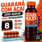 Kit 8 Guaraná Açaí Guara Maxx Zero 250ml Pronto Beber Baixas Calorias