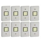 Kit 8 Interruptor Bipolar Simples C/placa 2516 Pial CZ 25 A - 250V