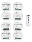 Kit 8 Interruptor Cortina Wifi Alexa Google Home + Controle