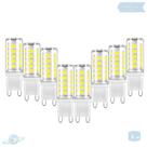 Kit 8 Lâmpadas De Led Halopin G9 3W Branco Frio (6000K)