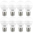 Kit 8 Lâmpadas Led Bulbo Tkl 9w Taschibra E27 Bivolt 6500k Frio