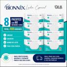Kit 8 Lenços Umedecidas Adulto Bionnix Com 60 Unidades Cada
