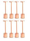 Kit 8 Luminárias de Mesa Candeeiro Led Rose Sem Fio Tutto Home Recarregável Kit 8 Luminárias de Mesa Candeeiro Led Rose Sem Fio Tutto Home Recarregável