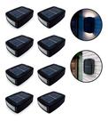 Kit 8 Luz Jardim Led Prova Dágua Casa Muro Cerca Decoração