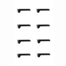 Kit 8 Mão Francesa Apoio Para Bandeja 30cm Slg Gôndolas New Plus Preto - sa Gôndolas Kit 8 Mão Francesa Apoio Para Bandeja 30cm Slg Gôndolas New Plus Preto - sa Gôndolas