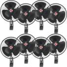 Kit 8 Mini Ventilador Veicular Carro Ônibus Caminhão De 20cm