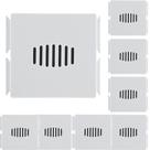 Kit 8 Modulo Campainha Bivolt Aria Tramontina Cor Branco
