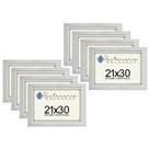 Kit 8 Molduras Porta Diploma Certificado A4 21x30 Branco Kit 8 Molduras Porta Diploma Certificado A4 21x30 Branco
